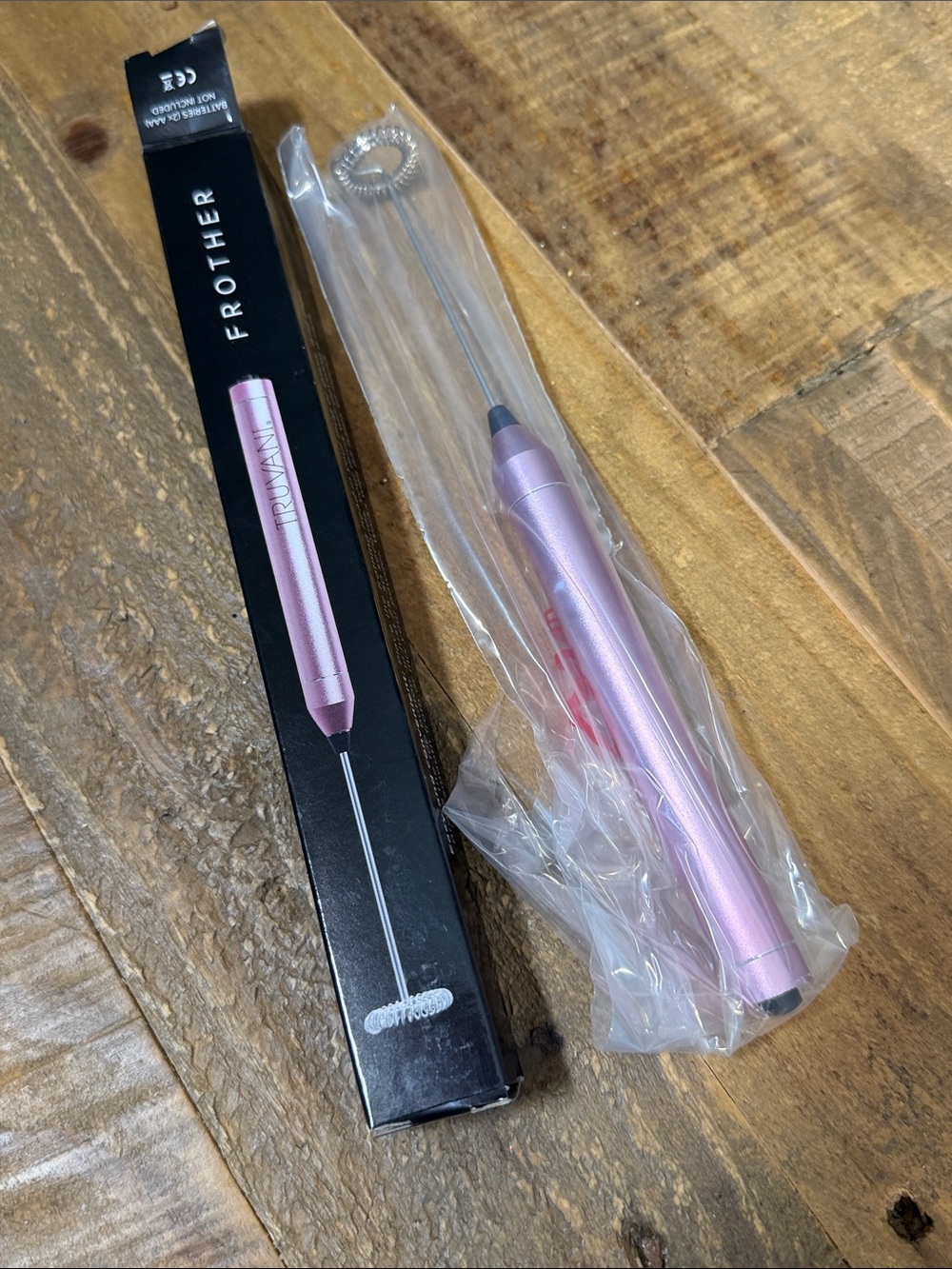 Frother Handheld Milk Frother - Metallic Pink